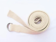 Deluxe Handwoven Yoga Strap: Elegance and Support