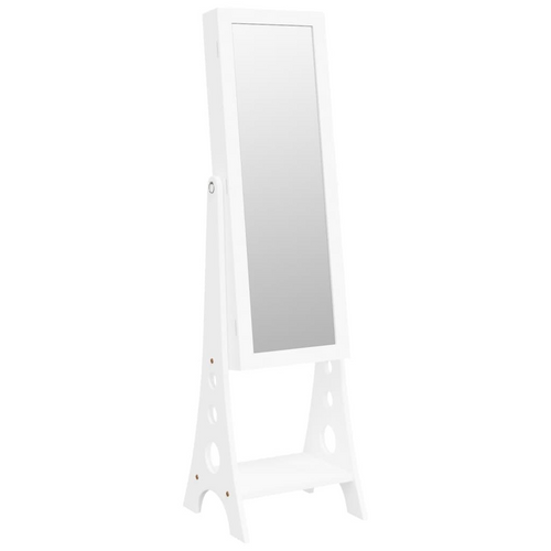 vidaXL White Mirror Cabinet: Opulence Redefined