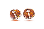 Luxury Amber Anchor Cufflinks: Elegance Redefined