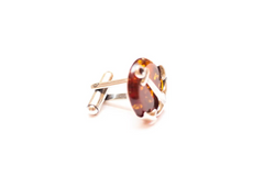 Luxury Amber Anchor Cufflinks: Elegance Redefined