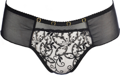 Enchanting Black Lace Thong: Seduce in Style