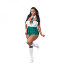 Teal Enchantment: Prep School Cutie Costume 🦢