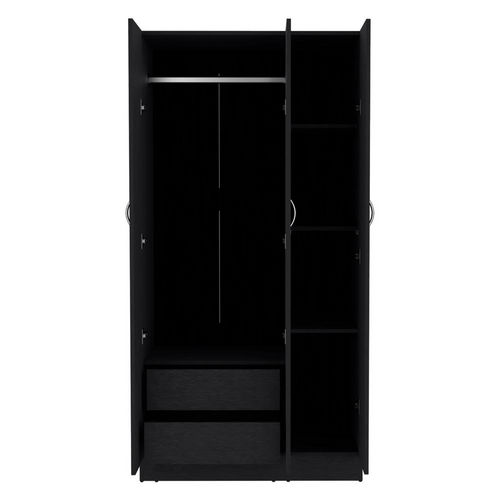 The Westbury Black Wardrobe Armoire: Magnificent Majesty.