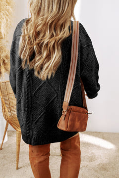 Parchment Dreamweaver Cable Knit Sweater Dress