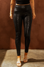 Shiny Leopard Leggings: Unleash Your Inner Fierce!