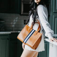 Becki Tote: Luxurious Vegan Elegance with Gold