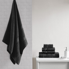 Adrien Luxurious Cotton Bath Towel Set: Opulent Majesty