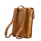 The Italian Leather Laptop Backpack for Gentlemen