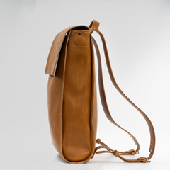 The Italian Leather Laptop Backpack for Gentlemen