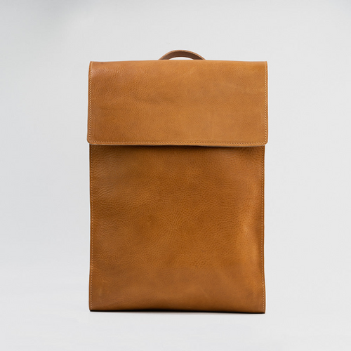 The Italian Leather Laptop Backpack for Gentlemen