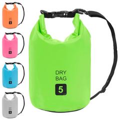 Green PVC Waterproof Dry Bag: Luxe Elegance