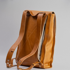 The Italian Leather Laptop Backpack for Gentlemen