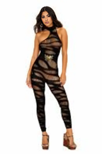 Moonlit Seduction Asymmetrical Bodystocking