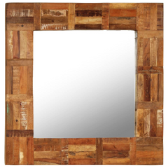 vidaXL Exquisite Reclaimed Wood Wall Mirror: Timeless elegance.