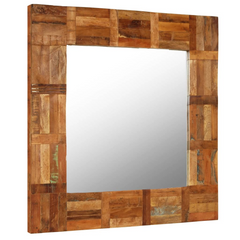 vidaXL Exquisite Reclaimed Wood Wall Mirror: Timeless elegance.