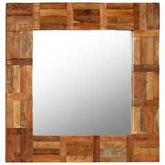 vidaXL Exquisite Reclaimed Wood Wall Mirror: Timeless elegance.