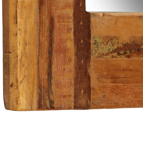 vidaXL Exquisite Reclaimed Wood Wall Mirror: Timeless elegance.