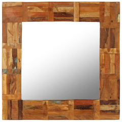 vidaXL Exquisite Reclaimed Wood Wall Mirror: Timeless elegance.