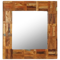 vidaXL Exquisite Reclaimed Wood Wall Mirror: Timeless elegance.