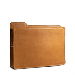 The File: Leather Laptop Bag of Elegance