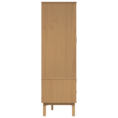 vidaXL Luxury Pine Wood Wardrobe: Opulent Elegance