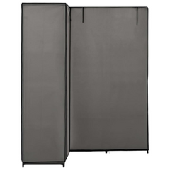 vidaXL's Gray Corner Wardrobe: Storage Meets Elegance