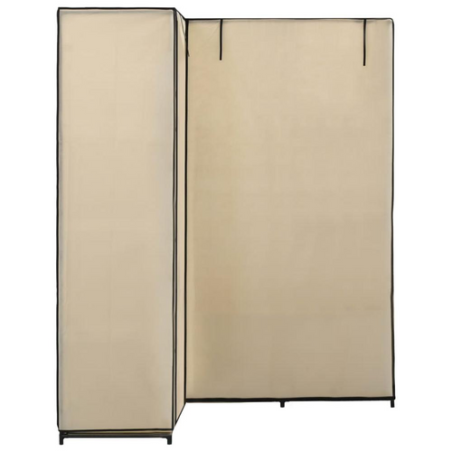 Elegant Cream Corner Wardrobe: Thy Opulent Haven