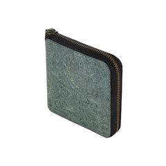 IKON SWEDEN's Ocean Green Zip Wallet: Sustainable Sophistication