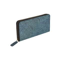 Eco-Elegant Dark Indigo Vegan Wallet: 'Tis Chic!