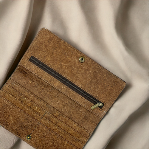 IKON SWEDEN Coconut Leather Slim Wallet: A Masterpiece