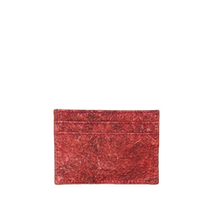 Kochi Wine Red Card Holder: Sustainable Elegance