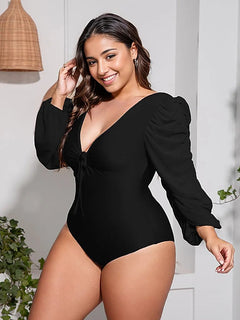 Romantic Sunset Dreams Plus Size Swimsuit