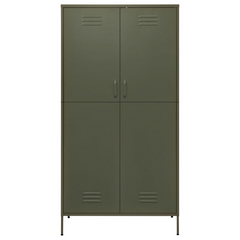 vidaXL Luxury Steel Wardrobe: Regal Closet Organizer