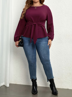 Enchanted Love Tie-Front Elegance Blouse