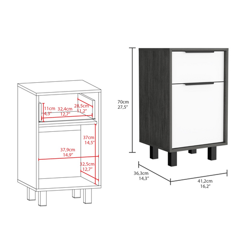 The Elegant Maryland Z Nightstand: A Timeless Beauty