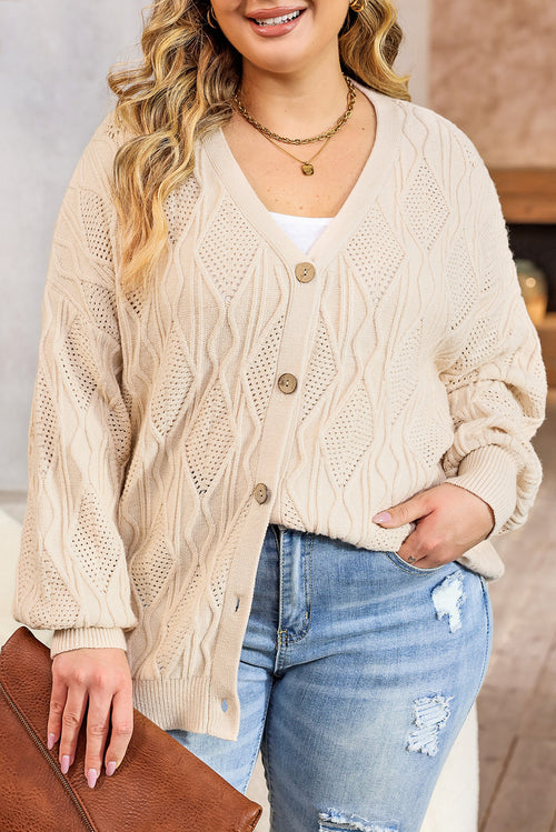 Enchanted Apricot Elegance Cardigan