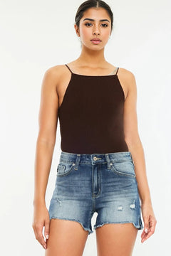 Kancan High Waist Denim Shorts: Summer Must-Have