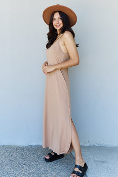 Ninexis V-Neck Maxi Dress: Pockets, Side Slit