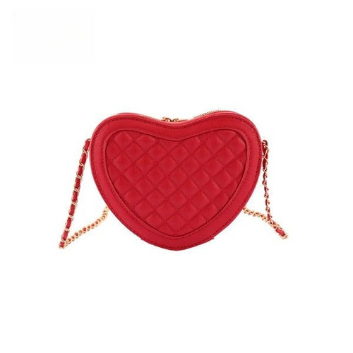 Heart Shaped Quilted Crossbody: A Noble Accessory