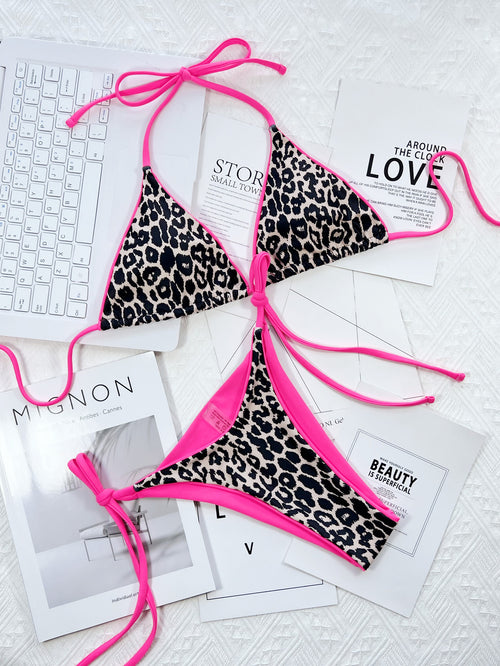 Sunset Romance Leopard Love Bikini