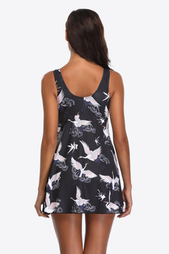 Wild Love Animal Print Swim Dress: Wanderlust Elegance