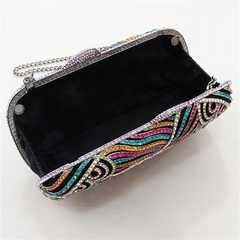 The White Metal Clutch with Crystals: Coveted!