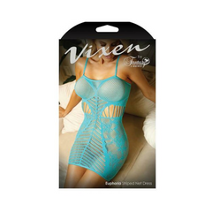 Blue Dream Seduction: Enchanted Vixen Net Dress