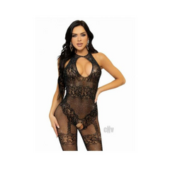 Enchanted Night Rhinestone Bodystocking: Seduce Love's Spell.