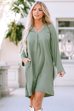 Green Flowy Dress for Effortless Elegance