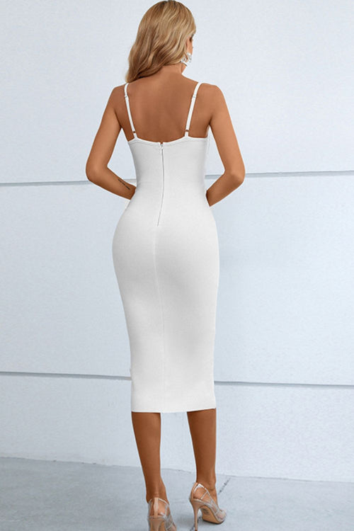 Ethereal Elegance Cutout Bodycon: Classy Sophistication