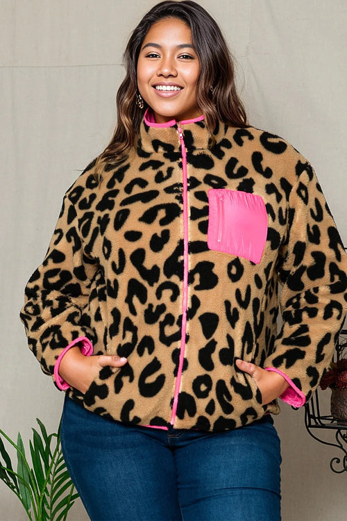 Leopard Love Symphony Zip Up 💖