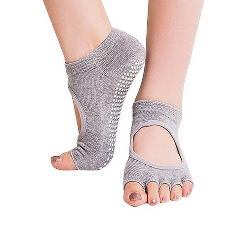 Opulent Peep Toe Thy Yoga Socks