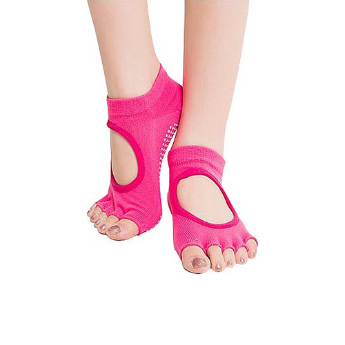 Opulent Peep Toe Thy Yoga Socks