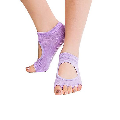 Opulent Peep Toe Thy Yoga Socks